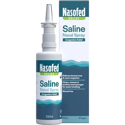 Nasofed Saline Nasal Spray for Congestion Relief 100ml