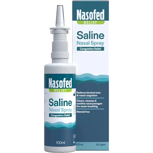 Nasofed Saline Nasal Spray for Congestion Relief 100ml