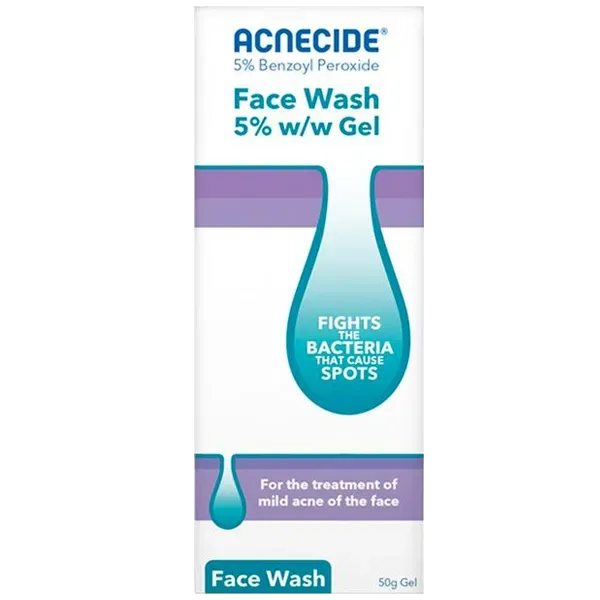 Acnecide Face Wash 5% w/w Gel 50g