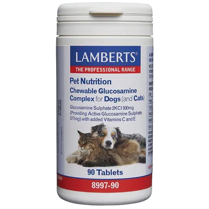 Lamberts Pet Nutrition Chewable Glucosamine Complex Tablets Pack of 90