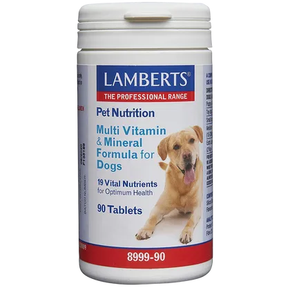 Lamberts Pet Nutrition Multi Vitamin & Mineral for Dogs Tablets Pack of 90