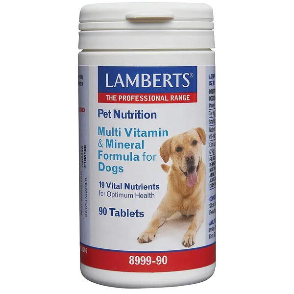 Lamberts Pet Nutrition Multi Vitamin & Mineral for Dogs Tablets Pack of 90
