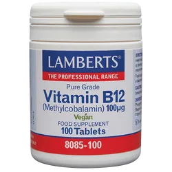 Lamberts Vitamin B12 Tablets 100mcg Pack of 100