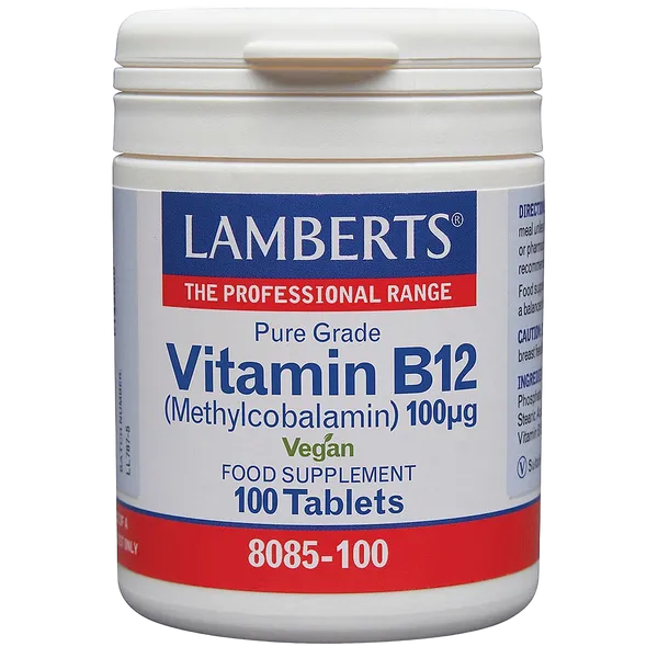 Lamberts Vitamin B12 Tablets 100mcg Pack of 100