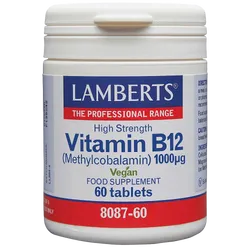 Lamberts Vitamin B12 Tablets 1000mcg Pack of 60