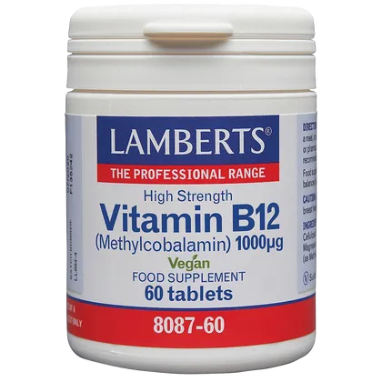 Lamberts Vitamin B12 Tablets 1000mcg Pack of 60