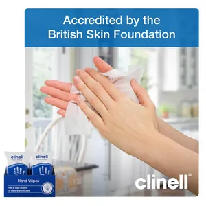 Clinell Antimicrobial Hand Wipes Pack of 8