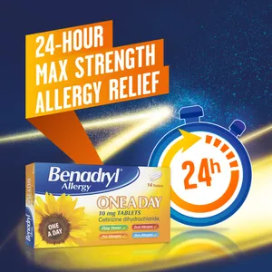 Benadryl Allergy One A Day Tablets Pack of 14