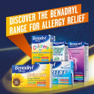 Benadryl Allergy One A Day Tablets Pack of 14