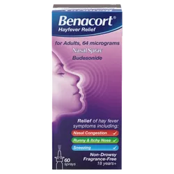 Benadryl Benacort 64mg Nasal Spray 60 Dose