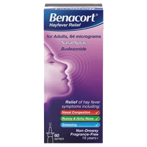Benadryl Benacort 64mg Nasal Spray 60 Dose