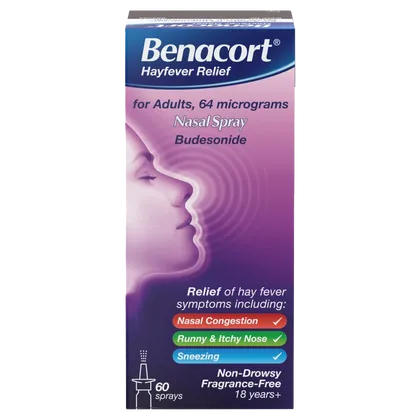 Benadryl Benacort 64mg Nasal Spray 60 Dose