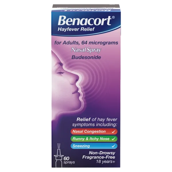 Benadryl Benacort 64mg Nasal Spray 60 Dose