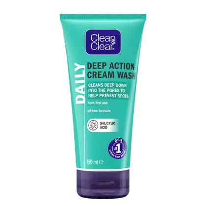 Clean & Clear Deep Action Cream Wash 150ml