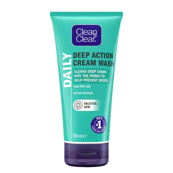 Clean & Clear Deep Action Cream Wash 150ml