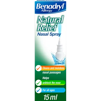 Benadryl Allergy Natural Relief Spray 15ml