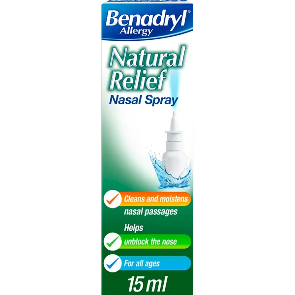 Benadryl Allergy Natural Relief Spray 15ml