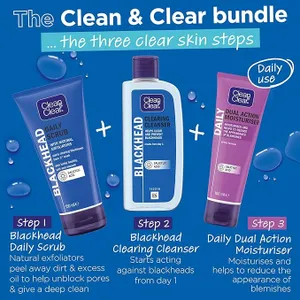 Clean & Clear Face Care Blackhead Clearing Cleanser 200ml