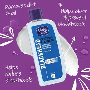 Clean & Clear Face Care Blackhead Clearing Cleanser 200ml