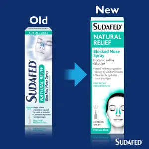 Sudafed Natural Relief Blocked Nose Spray 15ml
