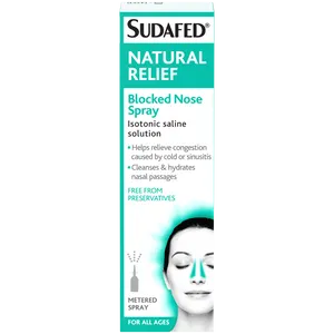 Sudafed Natural Relief Blocked Nose Spray 15ml