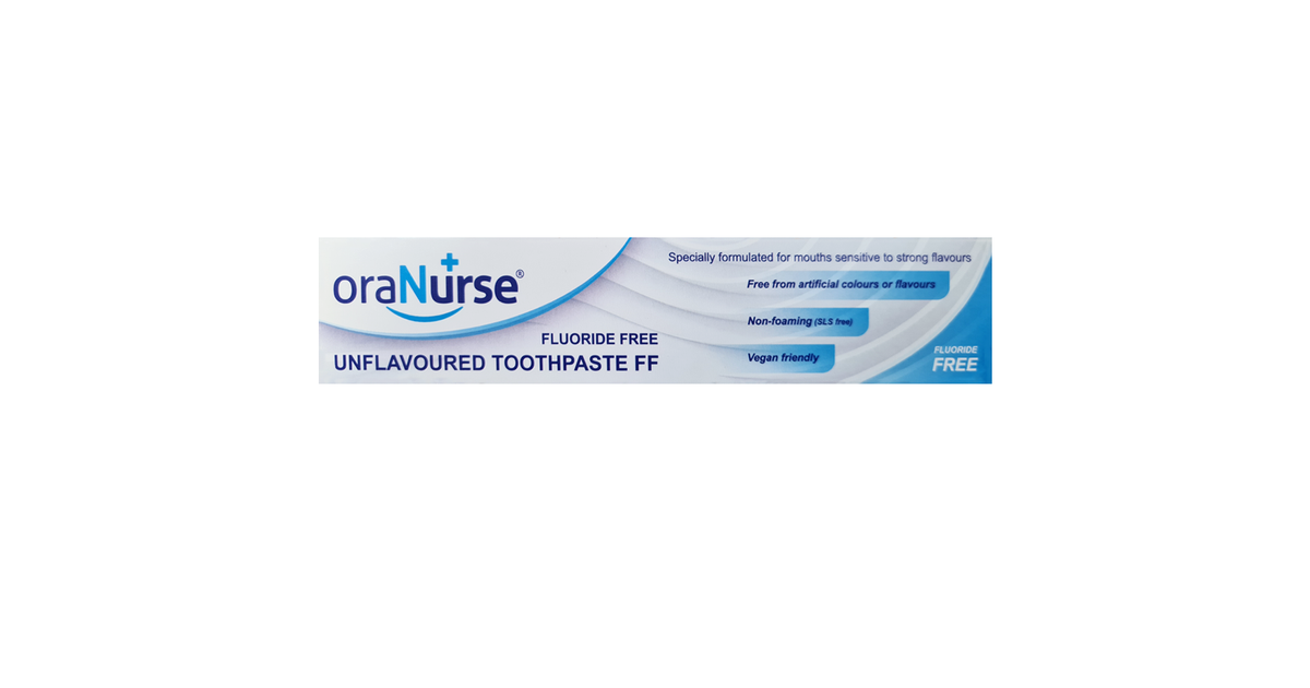 OraNurse Fluoride Free Unflavoured Toothpaste 50ml