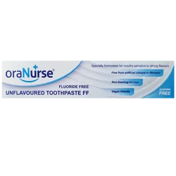 OraNurse Fluoride Free Unflavoured Toothpaste 50ml