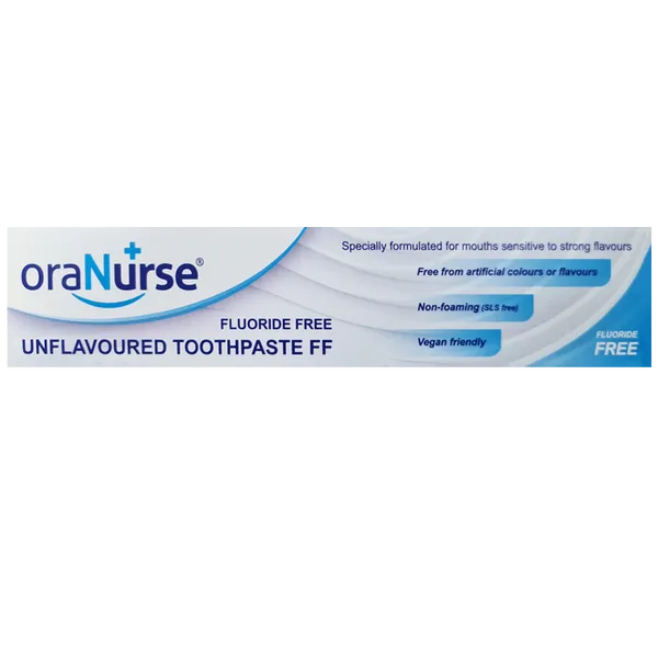OraNurse Fluoride Free Unflavoured Toothpaste 50ml