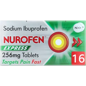 Nurofen Express 256mg Caplets Pack of 16