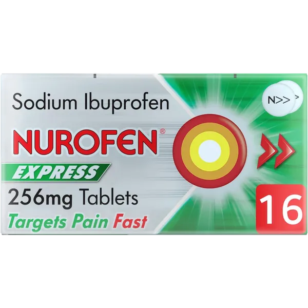 Nurofen Express 256mg Caplets Pack of 16