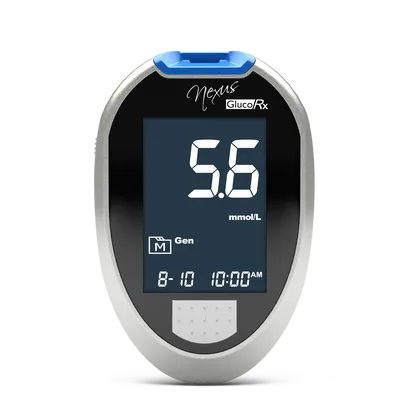 GlucoRx Nexus Blood Glucose Meter