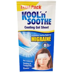Kool 'n' Soothe Trial Pack Migraine Sheets Pack of 2