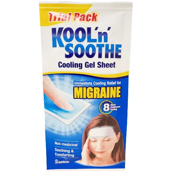 Kool 'n' Soothe Trial Pack Migraine Sheets Pack of 2