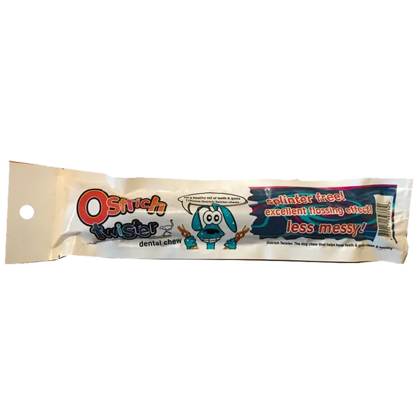 Ostrich Twister Dental Chew