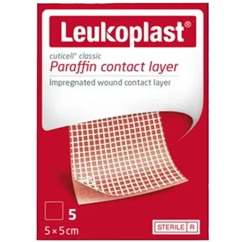 Leukoplast Cuticell Classic 5cm x 5cm Pack of 5