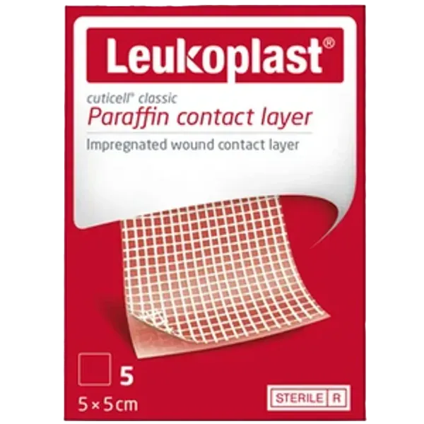 Leukoplast Cuticell Classic 5cm x 5cm Pack of 5