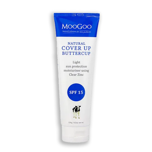 MooGoo Cover-Up Buttercup SPF 15 Natural Moisturiser 120g