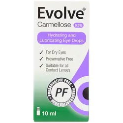 Evolve Carmellose 0.5% Hydrating and Lubricating Eye Drops 10ml