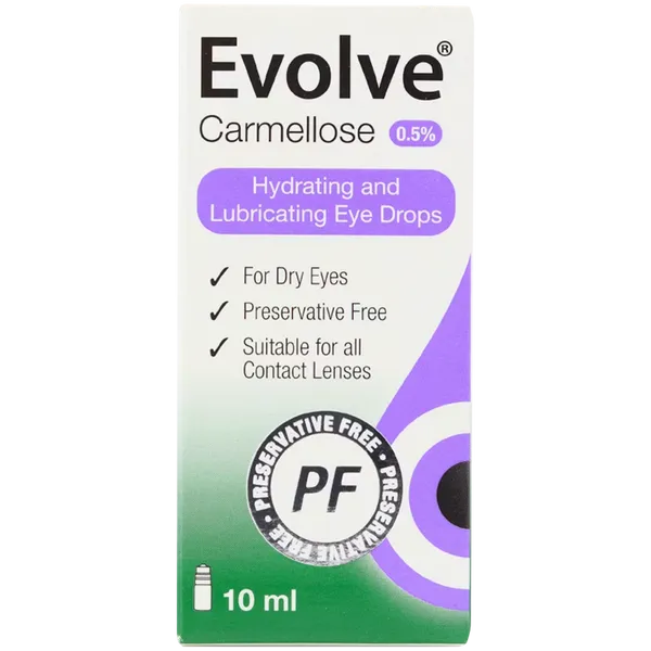 Evolve Carmellose 0.5% Hydrating and Lubricating Eye Drops 10ml
