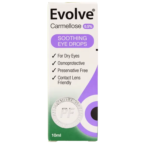 Evolve Carmellose 0.5% Soothing Eye Drops 10ml
