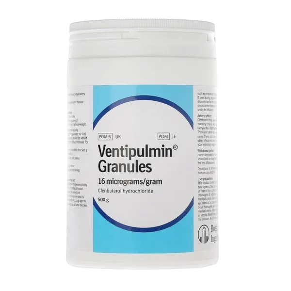 Ventipulmin for Horses 16mcg/g 500g