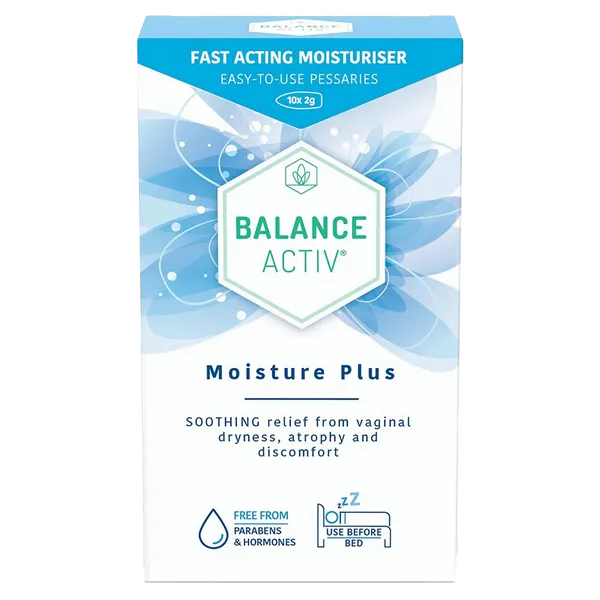 Balance Activ Moisture Plus Pessaries 2g Pack of 10