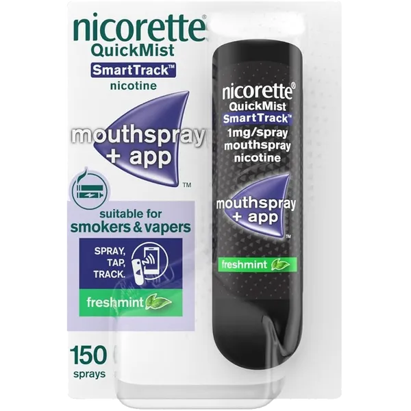 Nicorette® QuickMist SmartTrack™ Mouthspray 1mg Freshmint