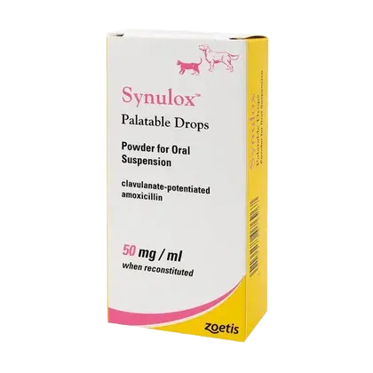 Synulox Palatable Drops 50mg/ml 15ml