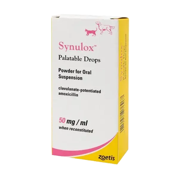 Synulox Palatable Drops 50mg/ml 15ml