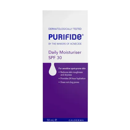 Purifide Acnecide Daily Moisturiser SPF30 50ml
