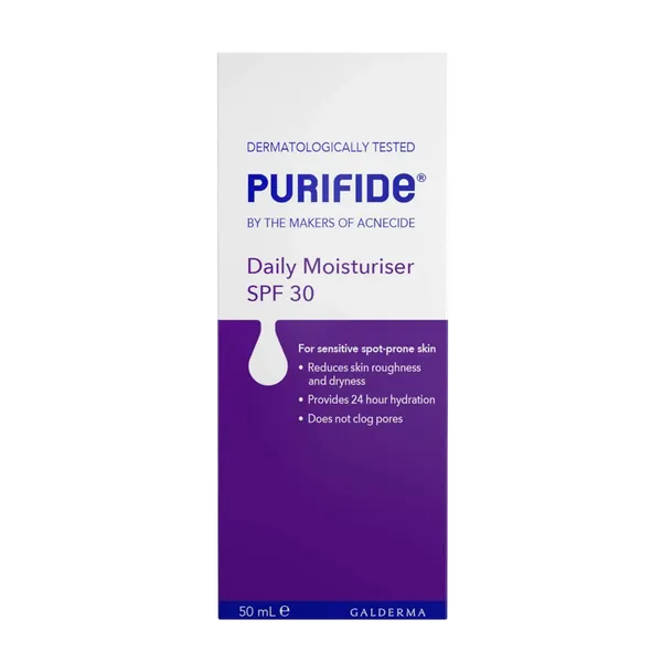 Purifide Acnecide Daily Moisturiser SPF30 50ml