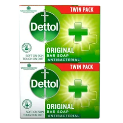 Dettol Original Anti-Bacterial 100g Twin Pack