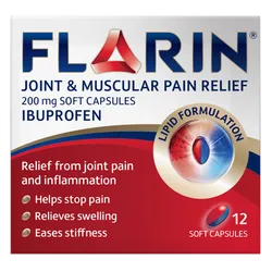 Flarin Joint & Muscular Pain Relief Soft Capsules Pack of 12