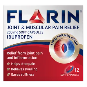 Flarin Joint & Muscular Pain Relief Soft Capsules Pack of 12